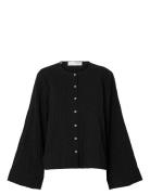 Slfcoria Ls Shirt B Tops Shirts Long-sleeved Black Selected Femme