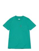 Kt-S/S Knit Top Tops T-shirts Short-sleeved Green Levi's