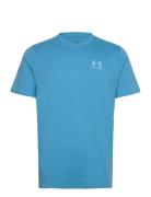 Ua M Sportstyle Lc Ss Sport T-shirts Short-sleeved Blue Under Armour