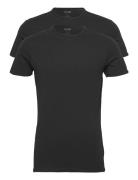 Puma Basic 2P Crew Tee Tops T-shirts Short-sleeved Black PUMA