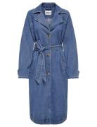 Onlmalou Belted Trench Dnm Gua Fw Trenssi Takki Blue ONLY