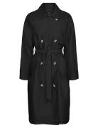 Vmdoreensoffy Long Trenchcoat Ent Trenssi Takki Black Vero Moda