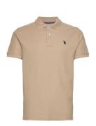 Uspa Polo Alfred Men Tops Polos Short-sleeved Beige U.S. Polo Assn.