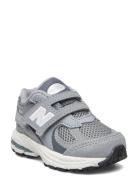 New Balance 2002 Kids Hook & Loop Sport Sneakers Low-top Sneakers Grey...