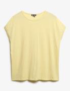 Studios Loose Tee Tops T-shirts & Tops Short-sleeved Yellow Superdry