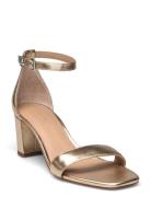 Logan Metallic Nappa Leather Sandal Korkokengät Gold Lauren Ralph Laur...