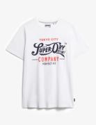 Vl Tokyo Relaxed Tee Tops T-shirts Short-sleeved White Superdry