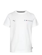 Bmw Mms Kids Ess Logo Tee 2 Sport T-shirts Short-sleeved White PUMA Mo...