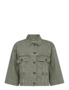 Mmpenn Dyed Jacket Farkkutakki Denimtakki Khaki Green MOS MOSH