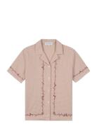 Souchier Shirt Tops Shirts Short-sleeved Pink Maison Labiche Paris