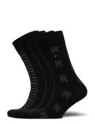 Th Men Sock 4P Giftbox Underwear Socks Regular Socks Black Tommy Hilfi...