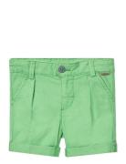 Satin Bermuda Shorts Bottoms Shorts Green Boboli