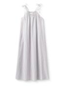 Rigmor Dress - Poplin Maksimekko Juhlamekko White STUDIO FEDER