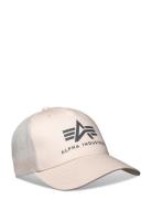 Basic Trucker Cap Accessories Headwear Caps Cream Alpha Industries