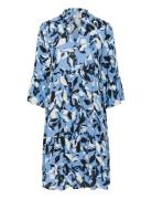 Kaedita Amber Dress Lyhyt Mekko Blue Kaffe