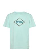 Yo Mumma Tee-Boy Tops T-shirts Short-sleeved Blue Rip Curl