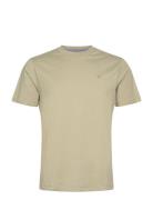 Pima Cotton Tee Tops T-shirts Short-sleeved Green Hackett London