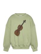 Violin Sp Sweatshirt Tops Sweat-shirts & Hoodies Sweat-shirts Green Mi...