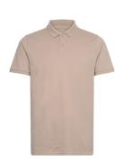 Hco. Guys Knits Tops Polos Short-sleeved Beige Hollister