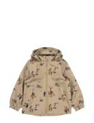 Summer Jacket Aop Ohut Takki Kuoritakki Beige Mikk-line