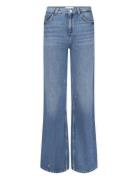 Thea Wide Leg Jeans Bottoms Jeans Wide Blue Fabienne Chapot