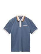 E-Murlo Ss Tops Polos Short-sleeved Blue Napapijri