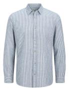 Jjesummer Shirt Ls Sn Tops Shirts Business Blue Jack & J S