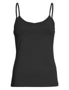 Mschbetrina Strap Top Tops T-shirts & Tops Sleeveless Black MSCH Copen...