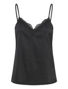 Rhjasmine Sl Night Strap Top Toppi Black Rosemunde