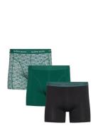 Cotton Stretch Boxer 3P Bokserit Green Björn Borg