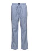 Gingham Cotton Sleep Pant Olohousut Blue Polo Ralph Lauren