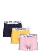 Classic Stretch-Cotton Trunk 3-Pack Bokserit Navy Polo Ralph Lauren