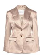 Ella Tailored Peplum Blazer Blazers Double Breasted Blazers Gold Malin...