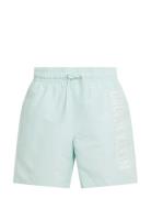 Medium Drawstring Uimashortsit Green Calvin Klein