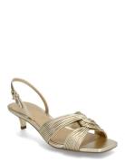 Alessia Kitten Sandal Korolliset Sandaalit Gold Michael Kors