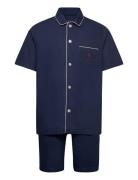 Cotton-Sle-Set Pyjama Navy Polo Ralph Lauren