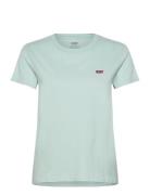 Perfect Tee Pastel Blue Tops T-shirts & Tops Short-sleeved Blue Levi's...