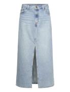 Ankle Column Skirt Med Indigo - Worn In Polvipituinen Hame Blue Levi's...