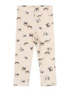 Legging Printed Bottoms Leggings Beige Petit Piao