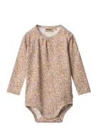 Body L/S Liv Bodies Long-sleeved Pink Wheat