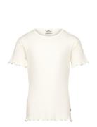 Pointella Trixina Tee Tops T-shirts Short-sleeved White Mads Nørgaard