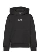 Sweatshirt Tops Sweat-shirts & Hoodies Hoodies Black EA7