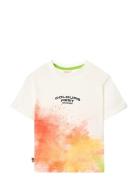 Knit T-Shirt Tops T-shirts Short-sleeved White Boboli