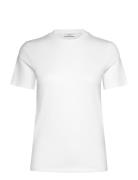 Rwnanna Ss T-Shirt Tops T-shirts & Tops Short-sleeved White Rosemunde