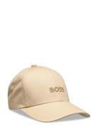 Ari Accessories Headwear Caps Beige BOSS