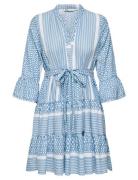 Onlathena Life 3/4 Short Dress Wvn Noos Polvipituinen Mekko Blue ONLY