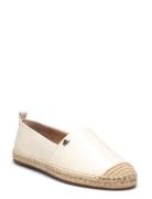 Cameryn Iv Tumbled Leather Espadrille Matalat Sandaalit Espadrillot Cr...