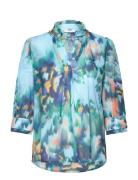 Lassie Tops Blouses Short-sleeved Blue SUNCOO Paris