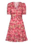 Cotton Party Mini Dress Lyhyt Mekko Pink By Ti Mo