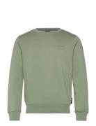 Bowman Logo Sweater Tops Sweat-shirts & Hoodies Sweat-shirts Green Sai...